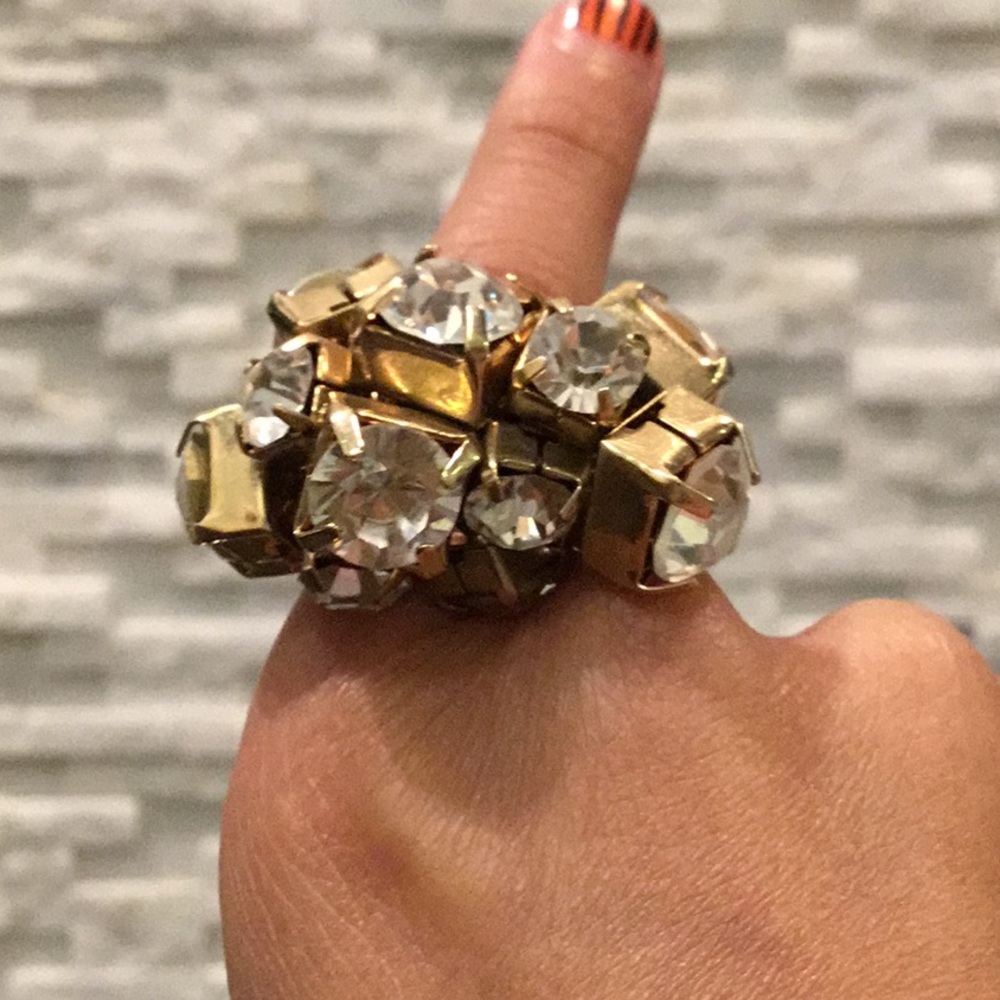 JCrew sparkly party ring